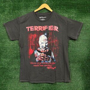 Bloody Disgusting x Terrifier Art the Clown Horror T-Shirt Size Medium